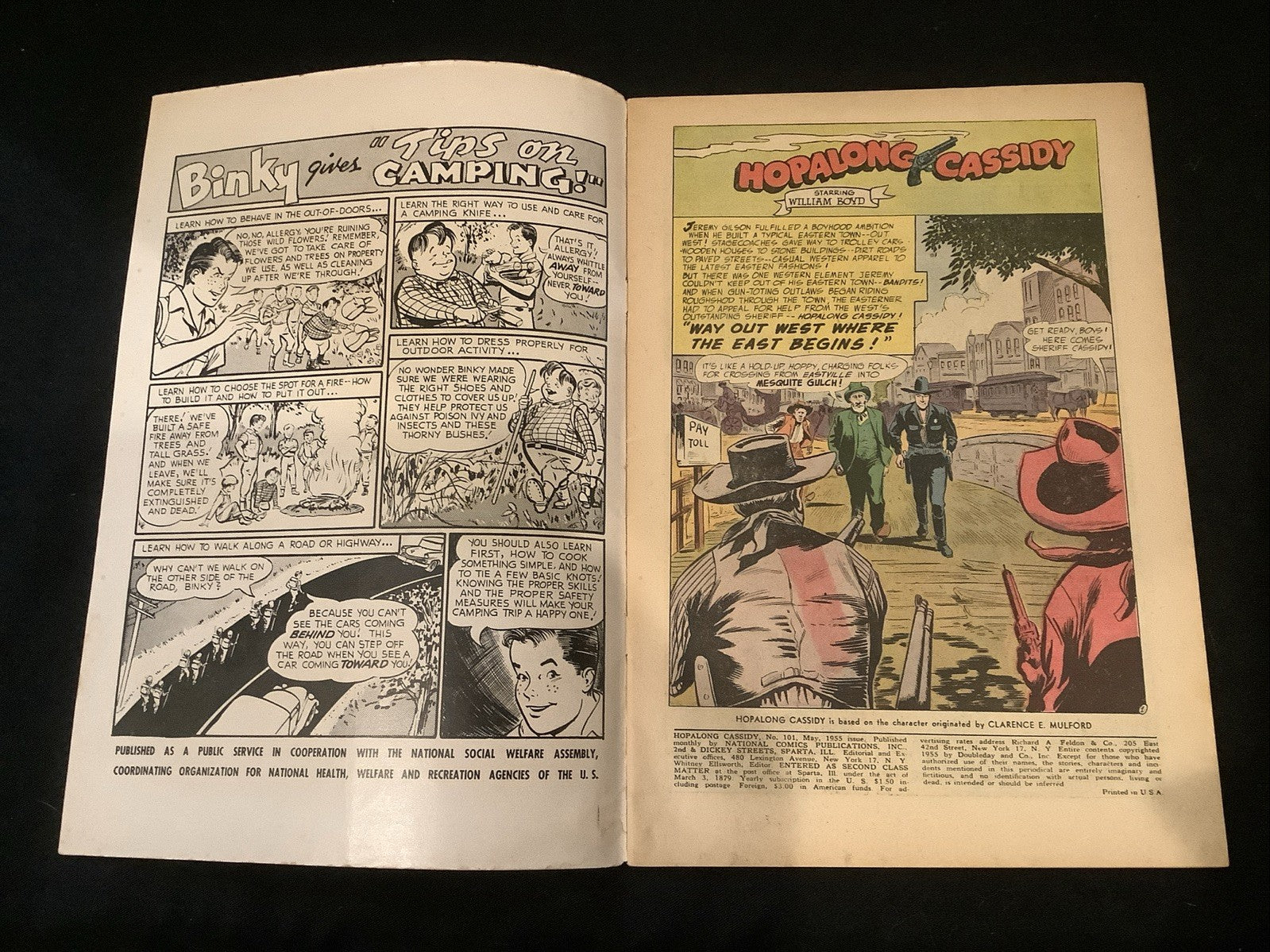 Hopalong Cassidy #101 (DC Comics May 1955) VF (8.0) William Boyd, Gene Colan