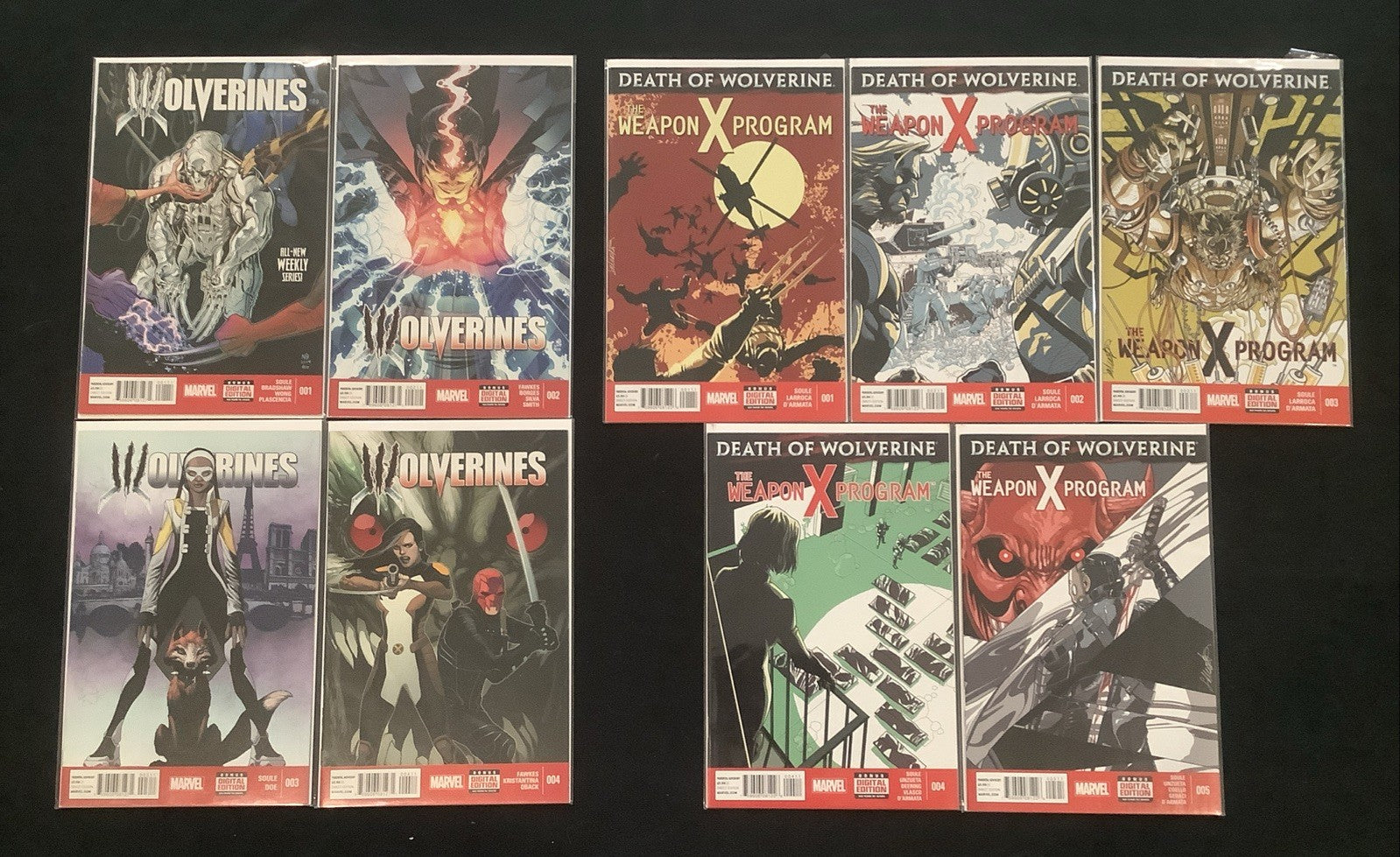 Death of Wolverine Tie-in Bundle: Wolverines #1-4 & Weapon X Program #1-5