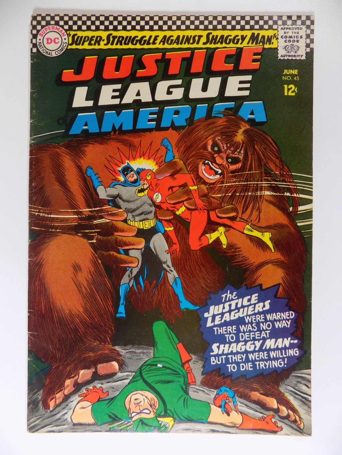 Justice League of America #45 DC Comic June 1966 Fine/Very Fine
