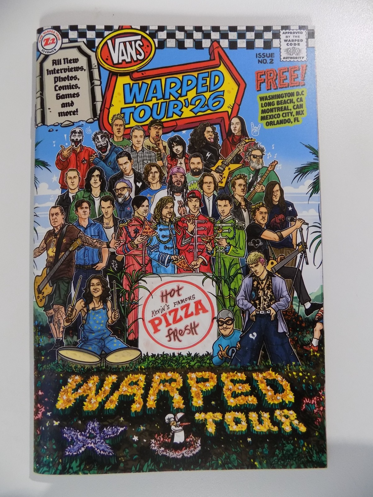 Vans Warped Tour '26 #2 Z2 Comic 