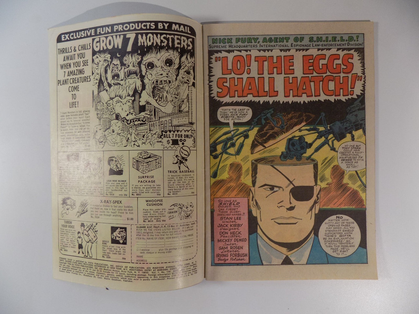 Strange Tales #145 Marvel Comic June 1966 Very Fine-