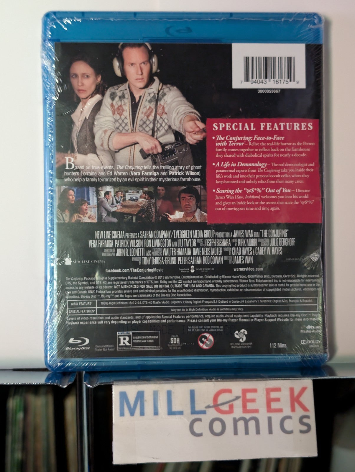 The Conjuring - Vera Farmiga & Ron Livingston (Blu-ray) -JD