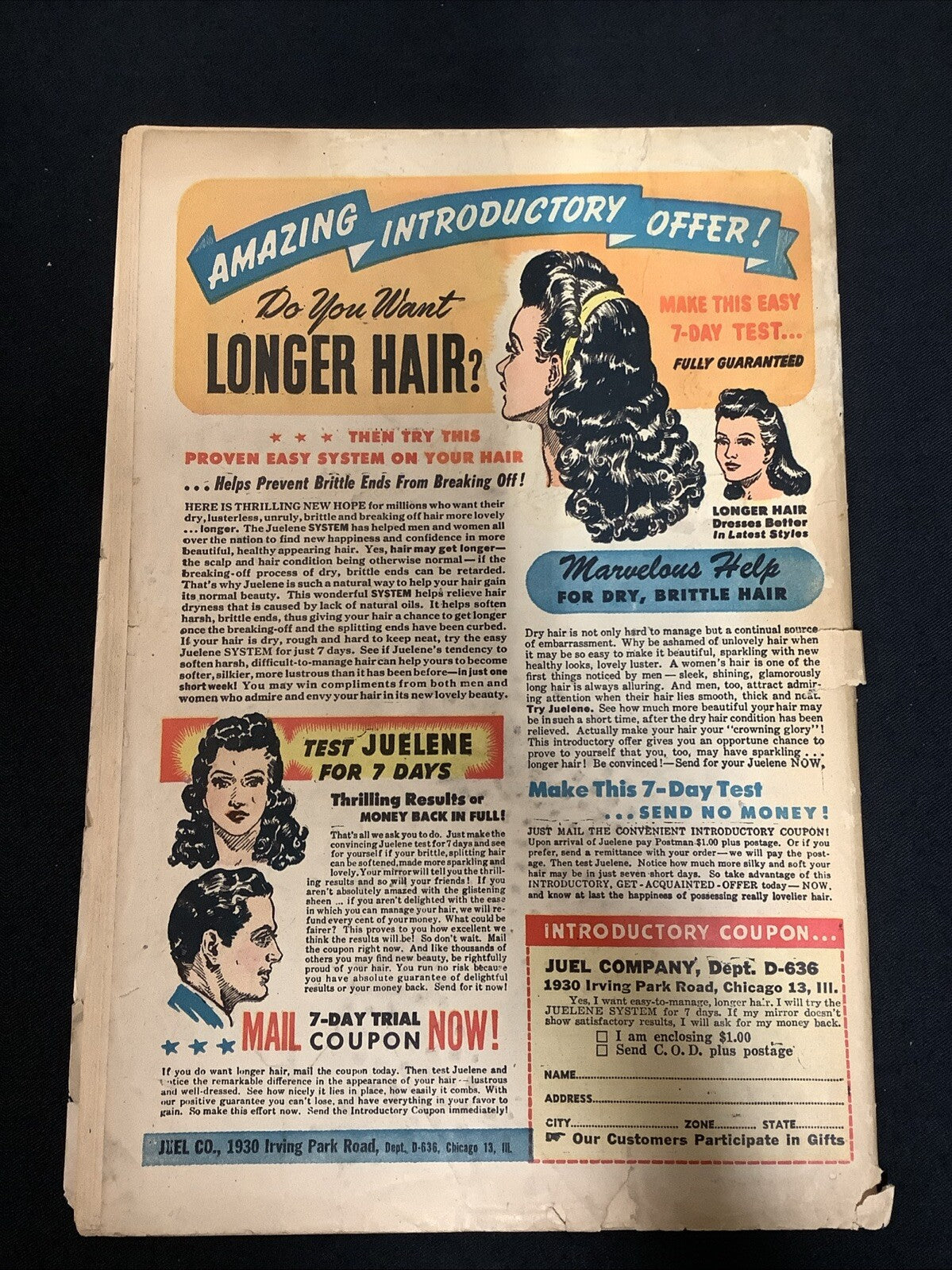 Real Life Comics #30 (April 1946) VG (4.0) Cover Detached, 1/2” Spine Roll
