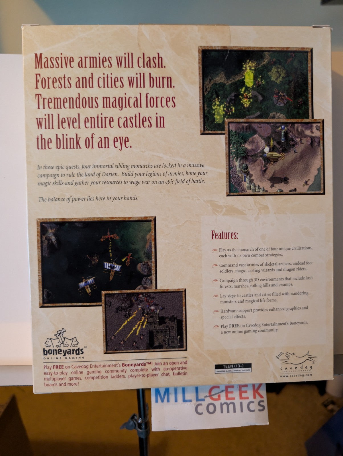 Total Annihilation: Kingdoms, Big Box Complete Discs are NEW/SEALED PC CD-ROM-JD