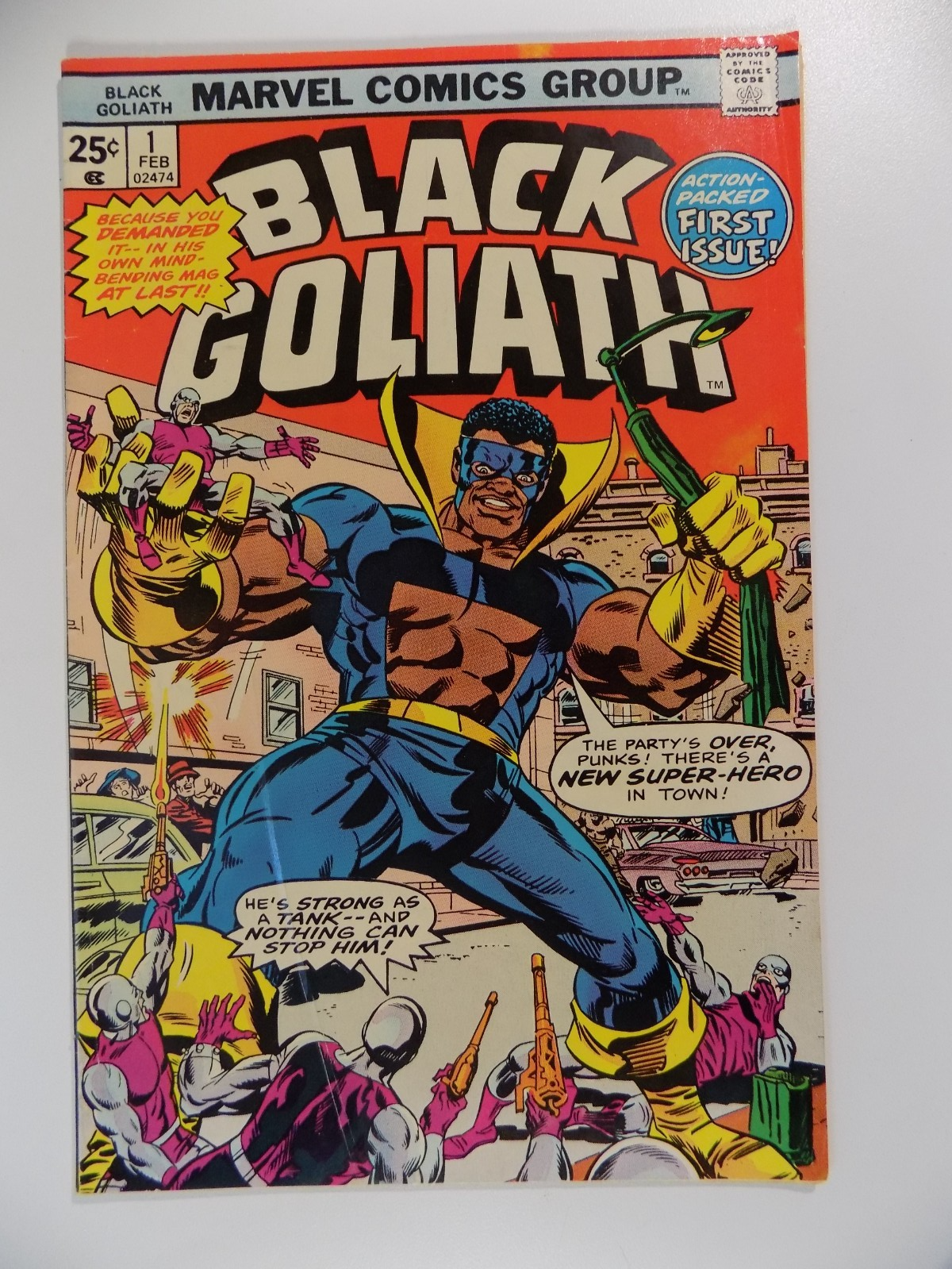 Black Goliath #1 Marvel Comic February 1976 Fine+
