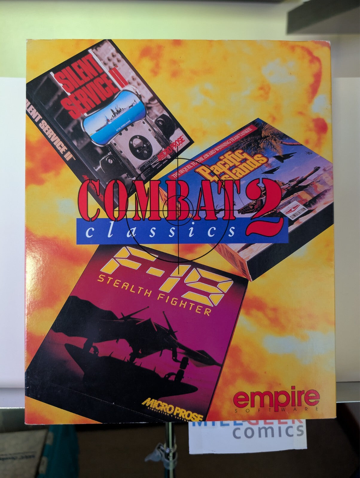 Combat Classics 2 (Amiga 3.5") Big Box with Manuals NO DISKS -JD