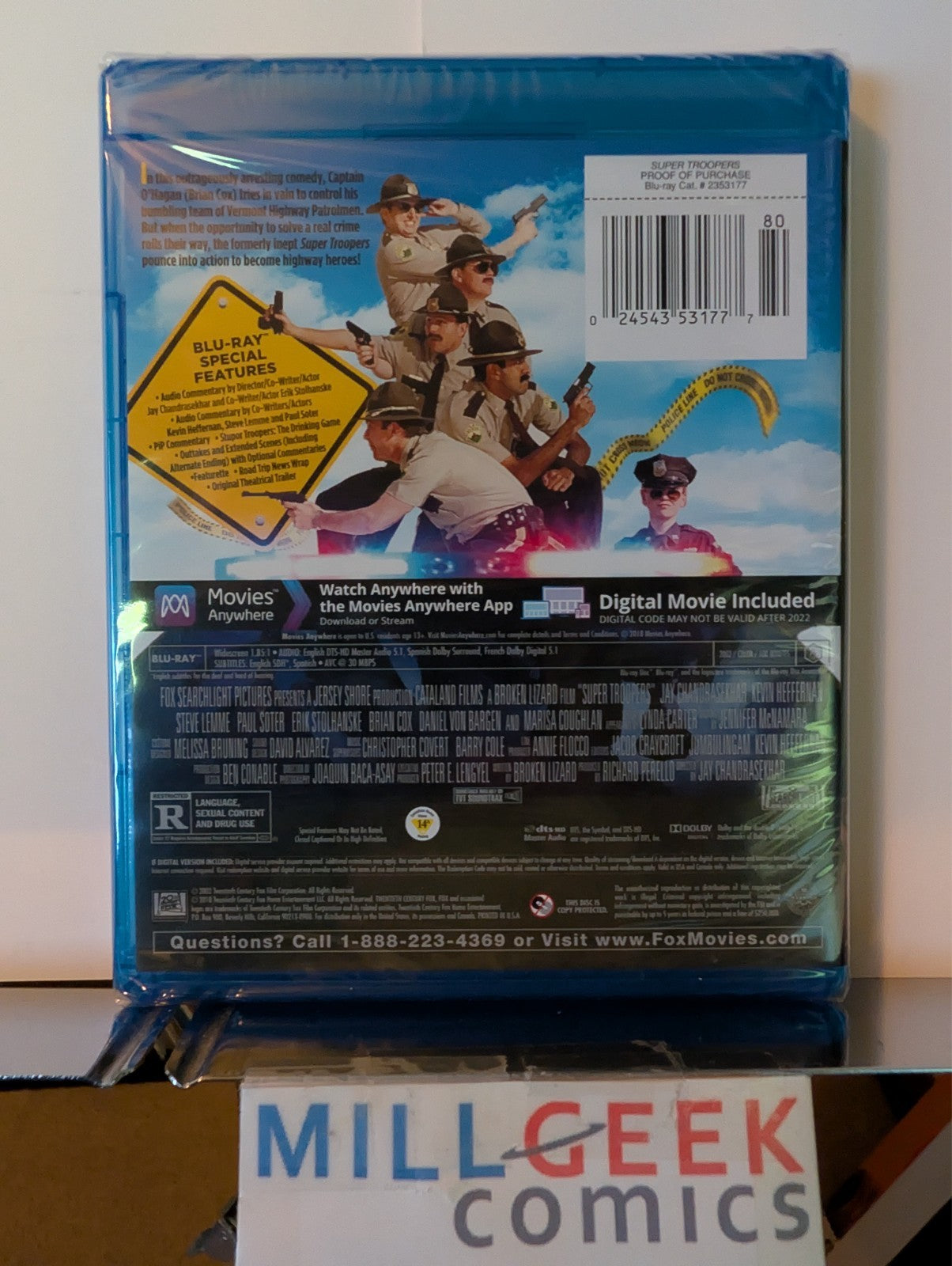Super Troopers / Super Troopers 2, 2 Movie Set (Blu-ray) -JD
