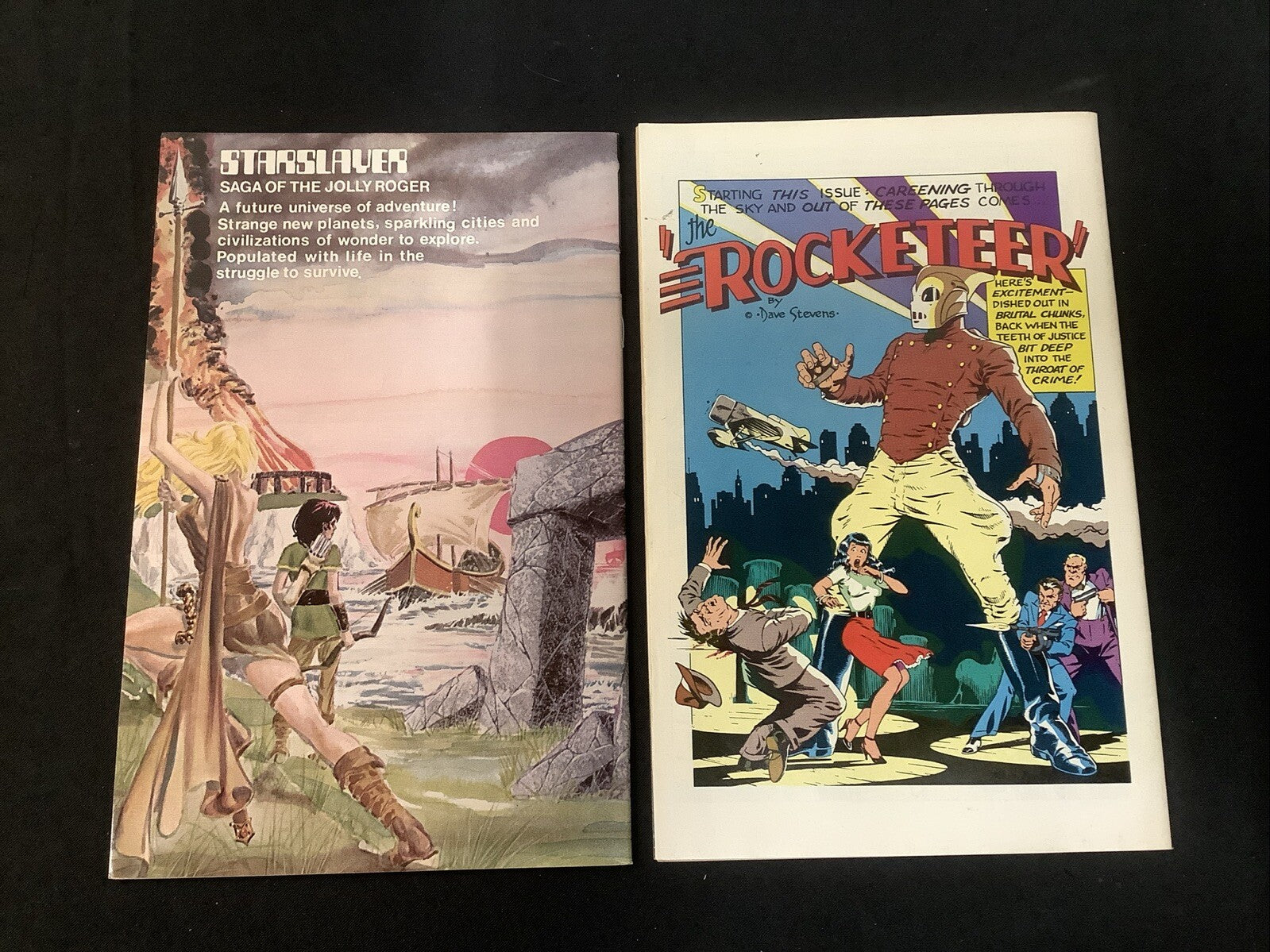Starslayer #1-16 Comic Lot, 1st App/Origin Rocketeer, Mike Grell, Dave Stevens