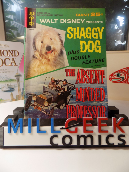 Walt Disney presents Shaggy Dog & The Absented Minded Professor Gold Key 1961 F+