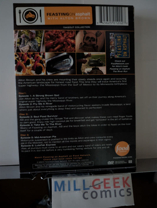 Feasting on Asphalt with Alton Brown, 2nd Season The River Run (DVD) Like New-JD