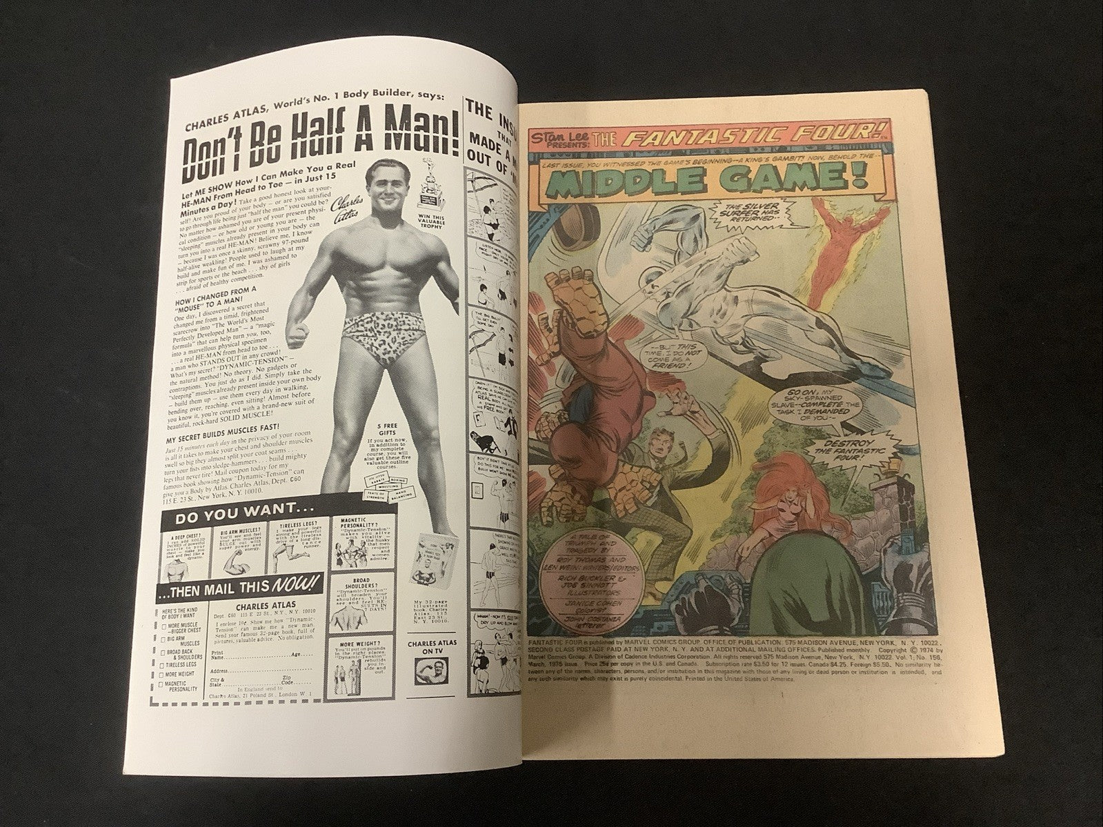 Fantastic Four #156 (Marvel March 1975) VF+ (8.5) Roy Thomas/Rich Buckler Sr.