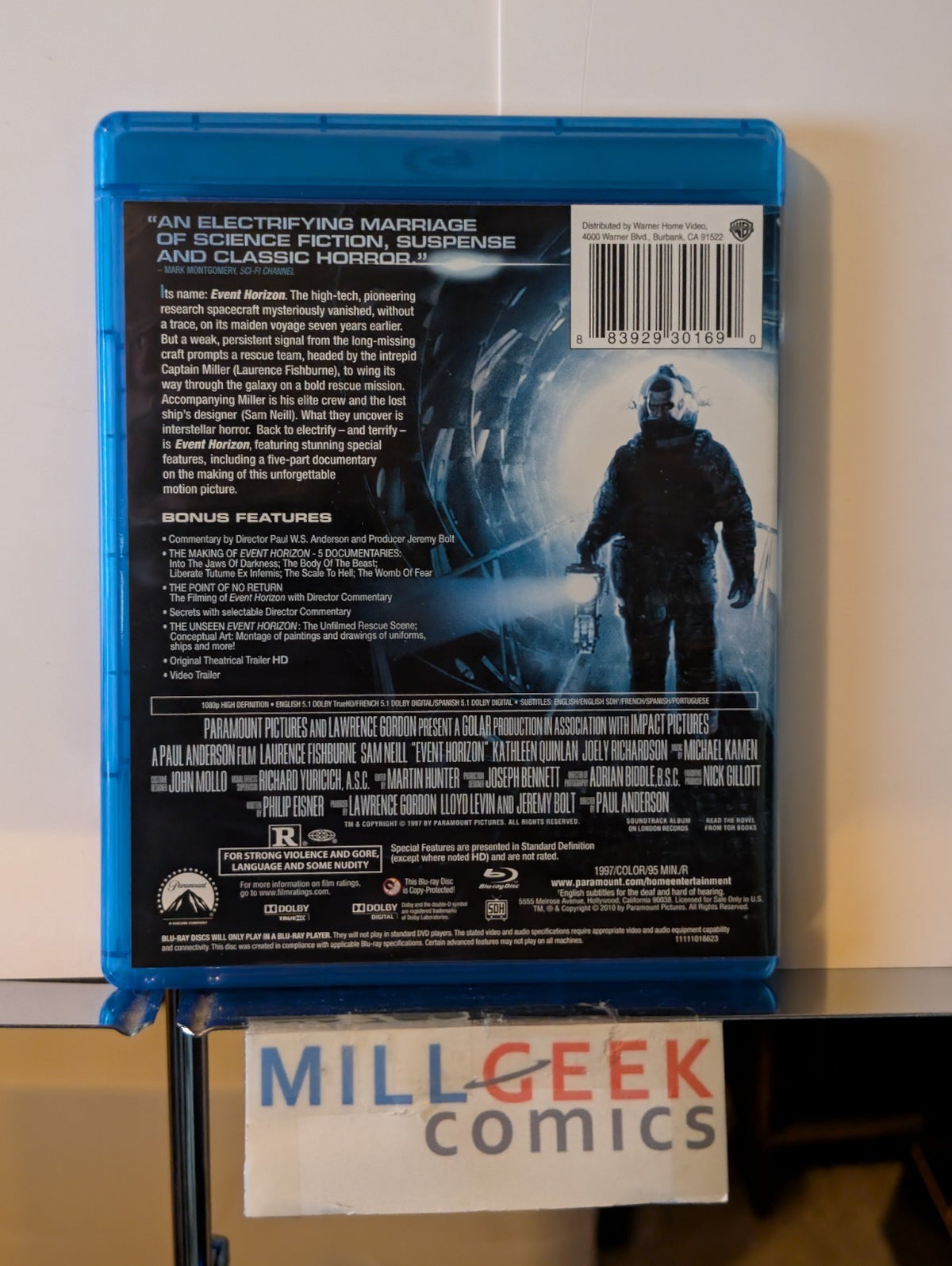 Event Horizon - Laurence Fishburne & Sam Neill (Blu-ray 1997) -JD