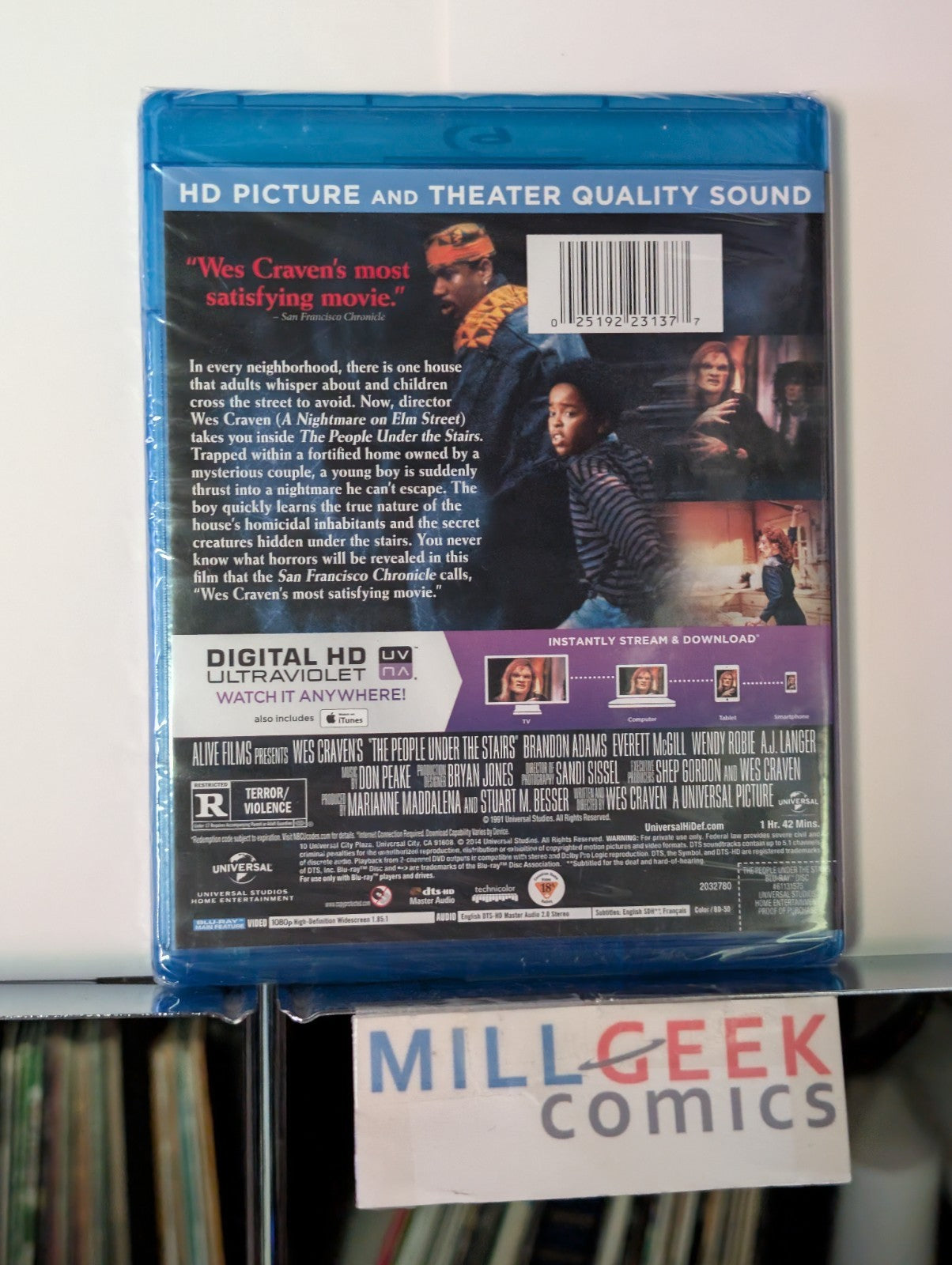 The People Under the Stairs, Wes Craven (Blu-ray) -JD
