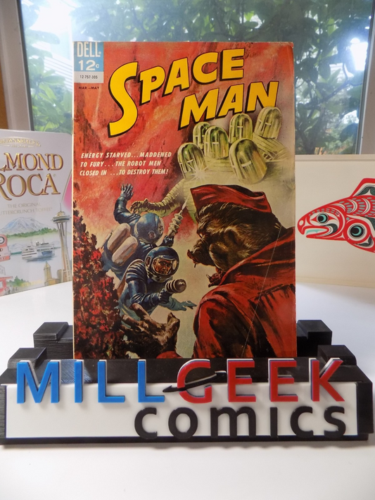 Space Man #4 Dell Comic March-May 1963 Fine