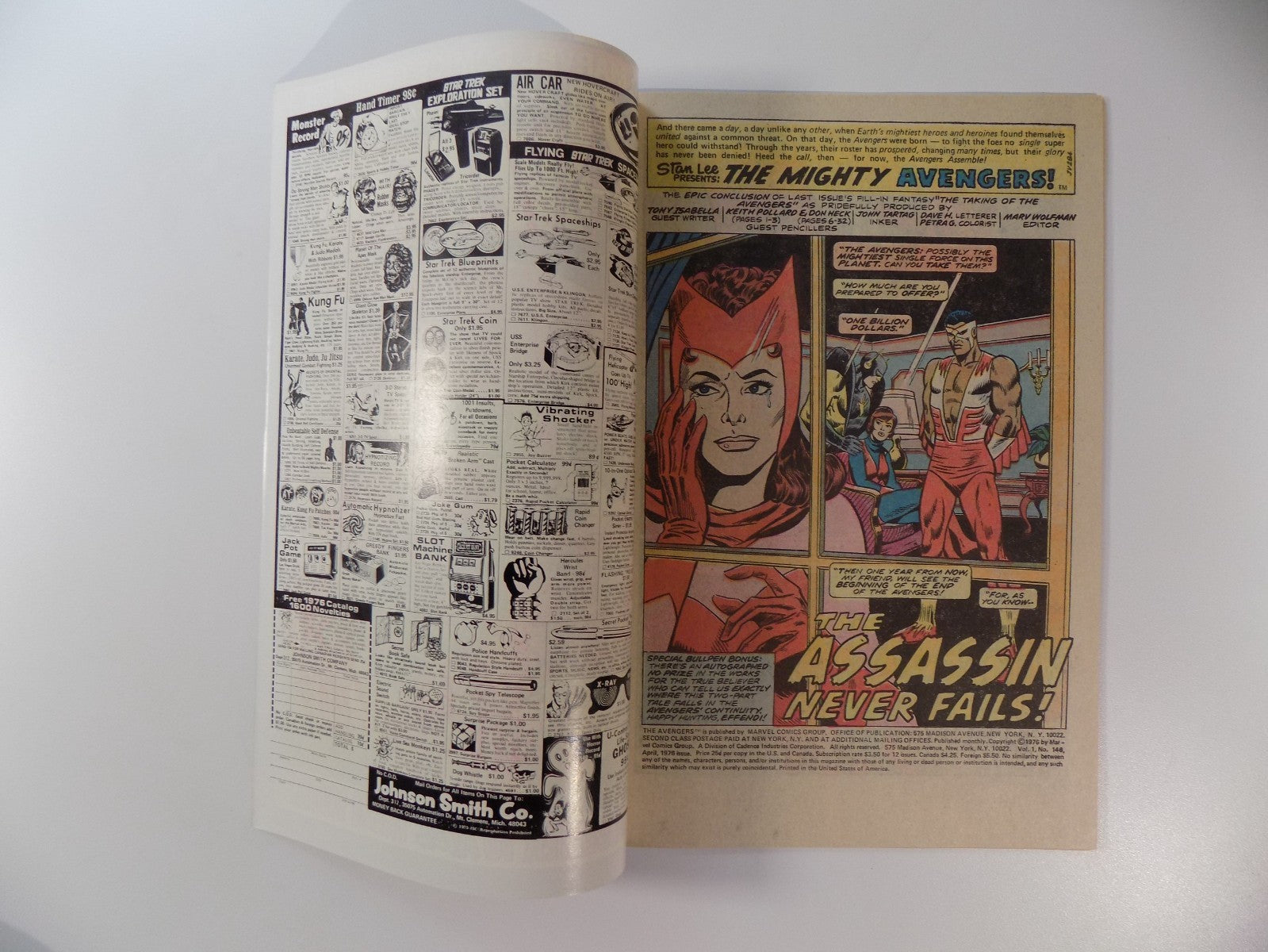 Avengers #146 Marvel Comic April 1976 Very Fine/Near Mint