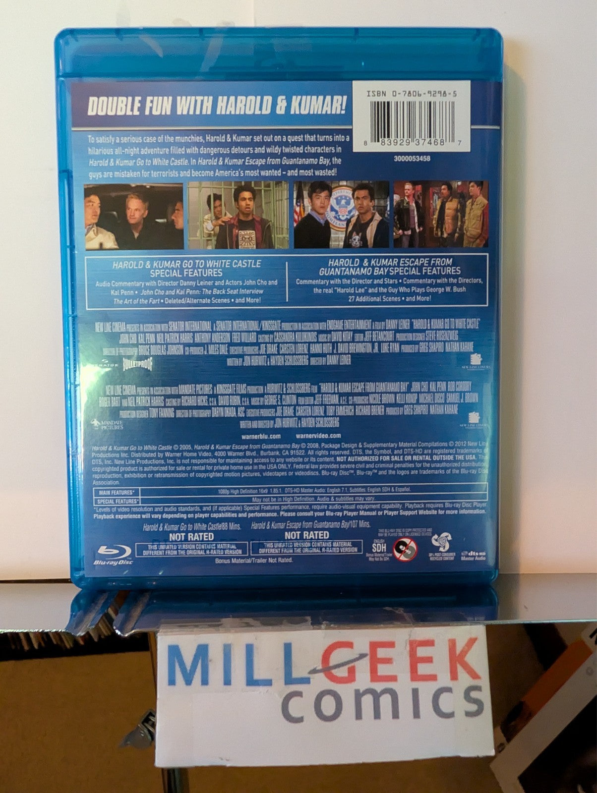 Harold & Kumar Go To White Castle 3 Movie Collection, (Blu-ray) -JD