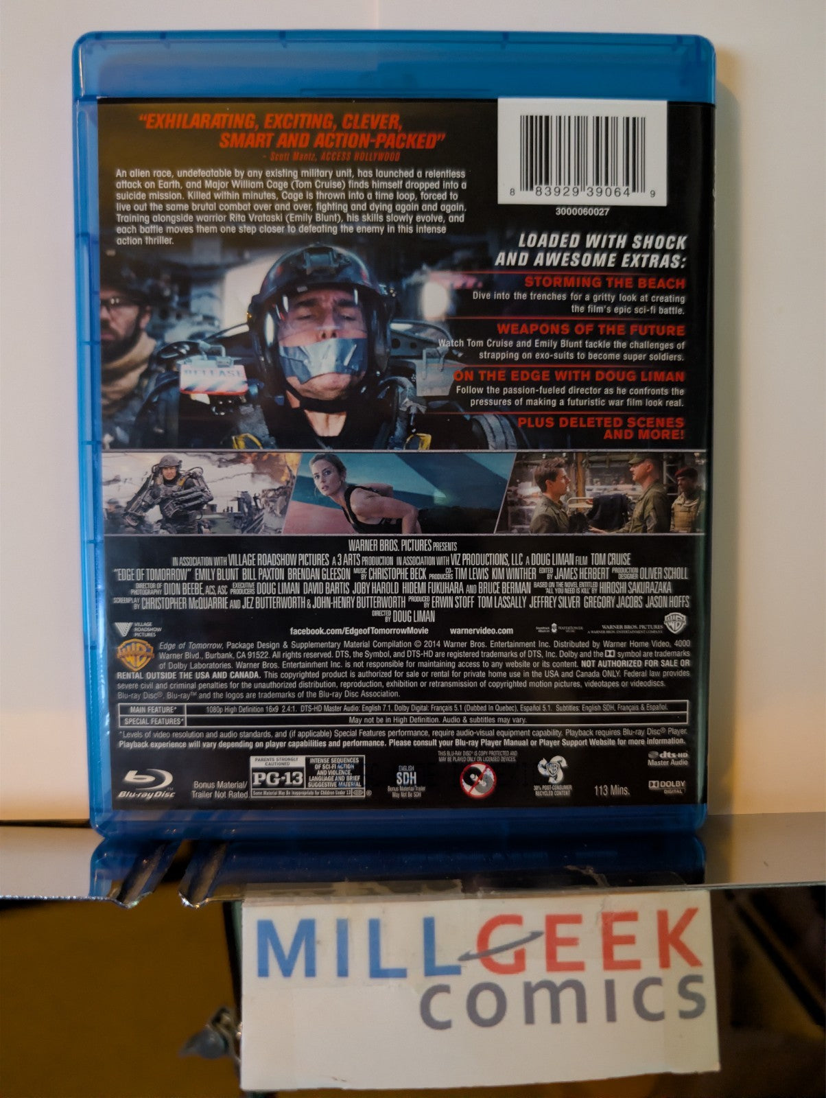 Live Die Repeat: Edge of Tomorrow / Starship Troopers, 2 Movies (Blu-Ray)-JD