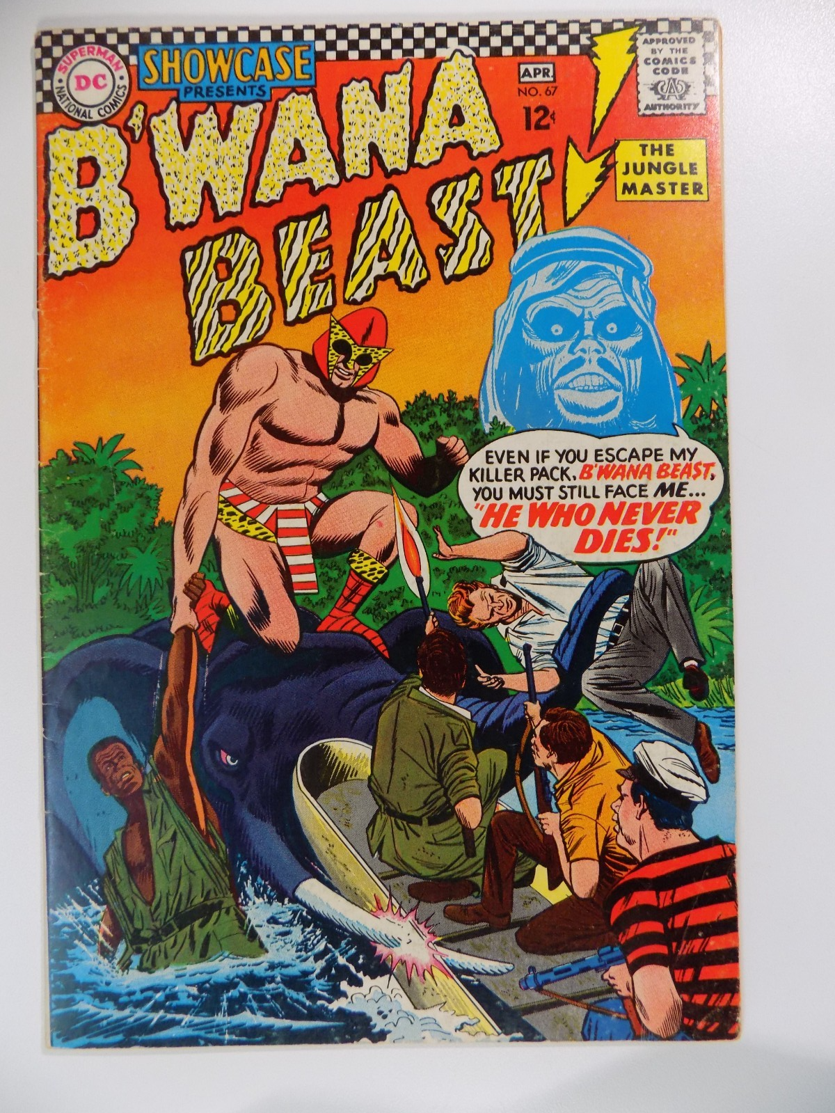 Showcase #67 B'wana Beast DC Comic April 1967 Fine/Very Fine