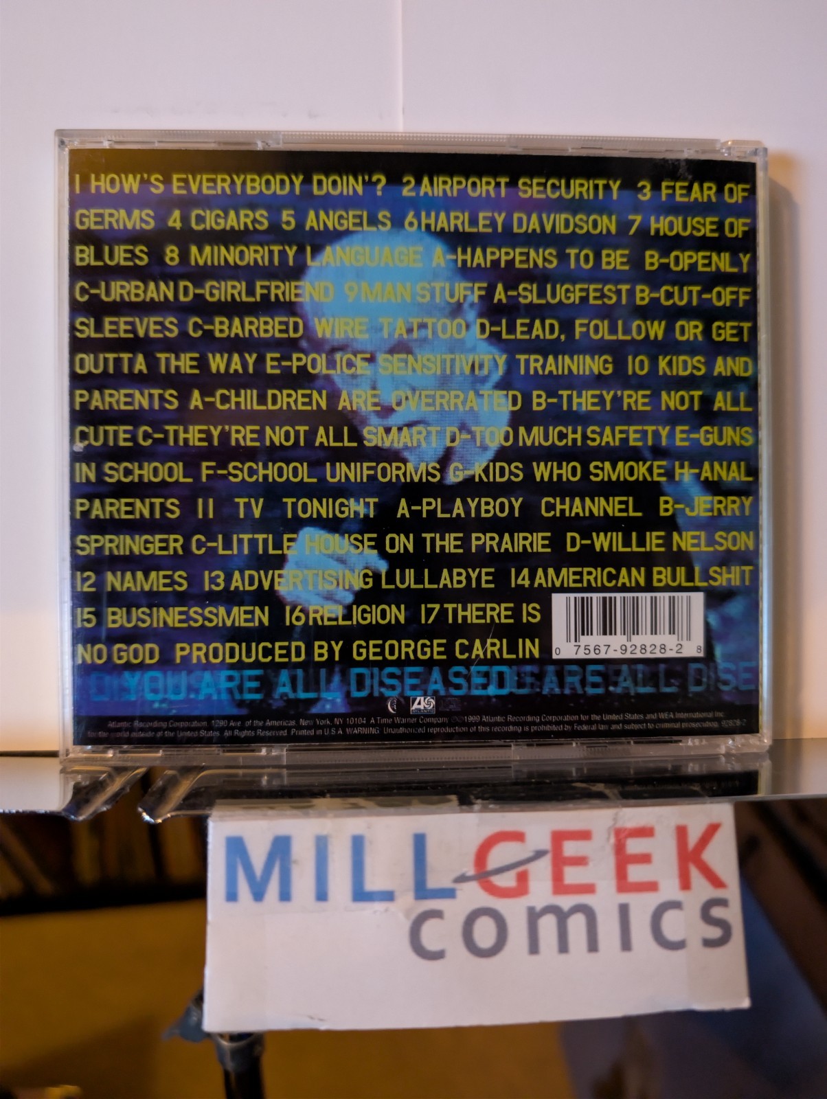 Comedy Albums 4 CD Lot (George Carlin, Ogden Edsl, Monty Python, Weird Al) -JD