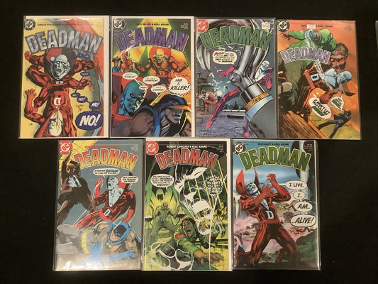 Deadman Comic Bundle: Vol 1 #1-7, Vol 2 #1-4, 11 Comic Total, Neal Adams