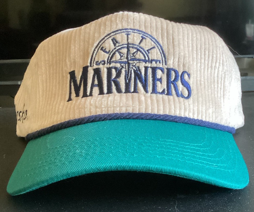 Seattle Mariners Corduroy Hat Stadium Giveaway 4/11/2025 Retro MLB Cap Alaska