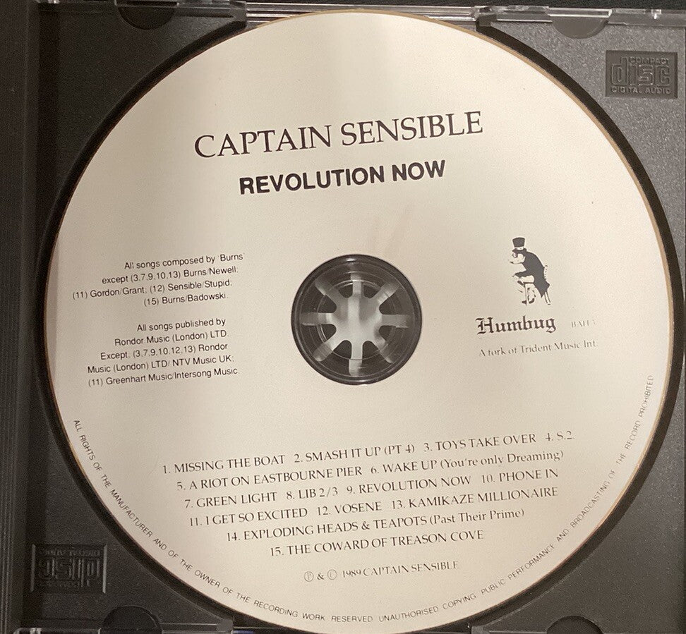 CAPTAIN SENSIBLE [Damned]- Revolution Now (CD, UK, Like New) -JD