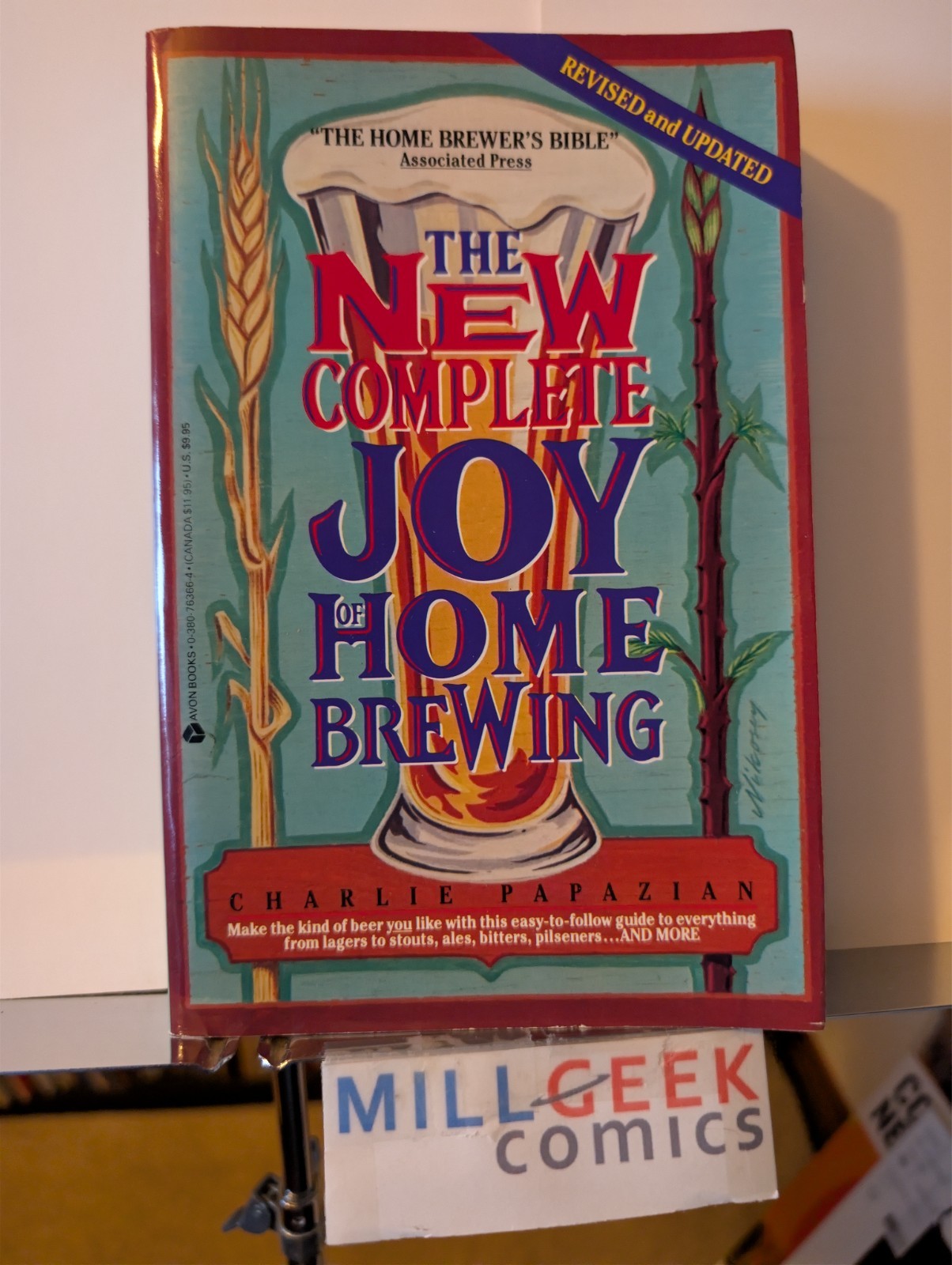 Home Brewer's Gold / New Complete Joy of Homebrewing, Papazian, 2 Book Lot, -JD