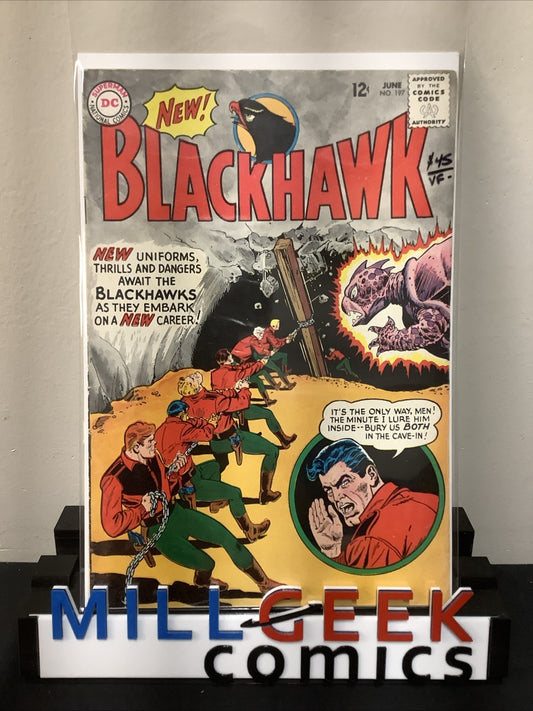 Blackhawk #197 (DC Comics June 1964) VF- (7.5) Dick Dillan/Henry Boltinoff