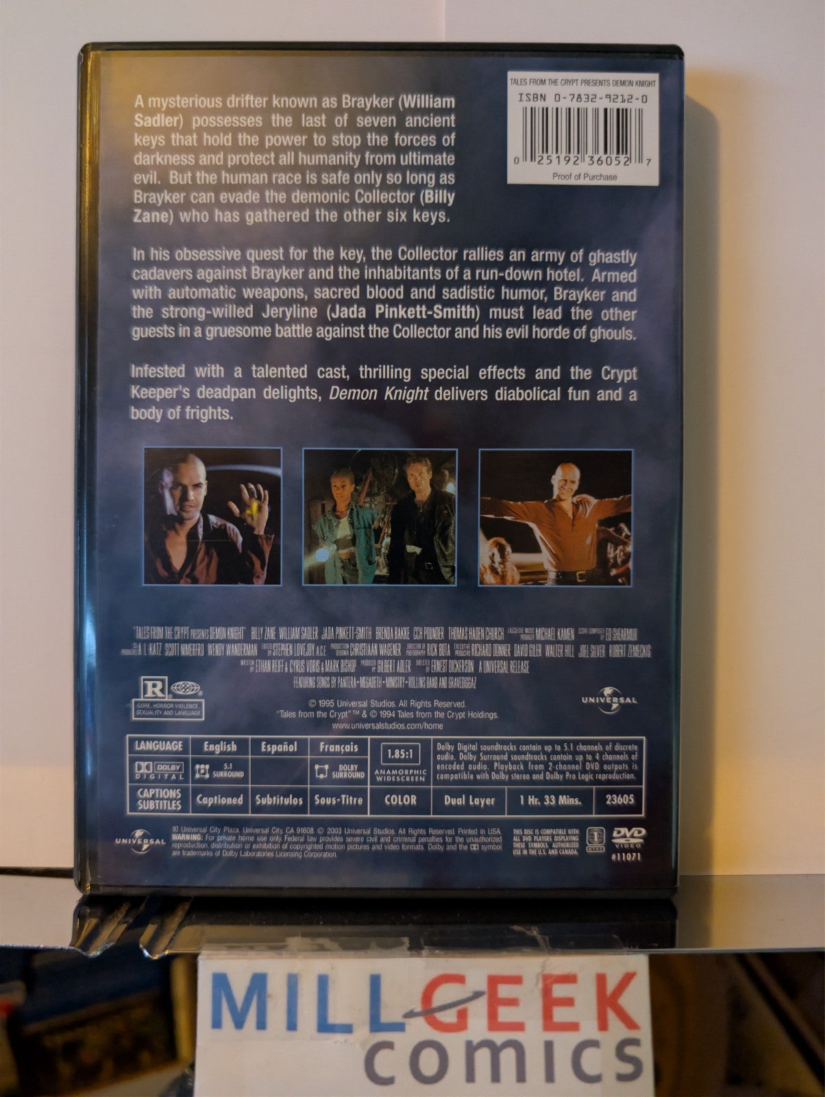 Scanners / The Plague / Demon Knight, 3 Horror Movies (DVD) -JD