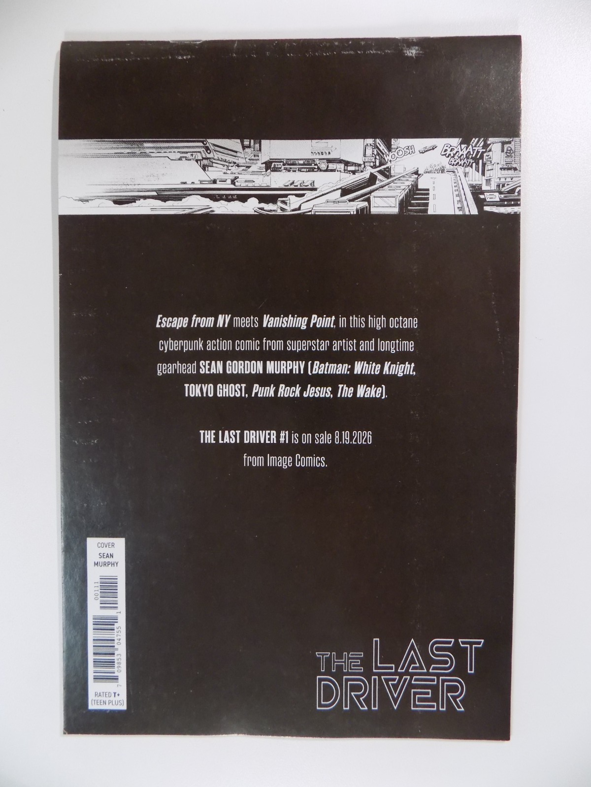 The Last Driver Ashcan Image Comic Sean Murpht 2026
