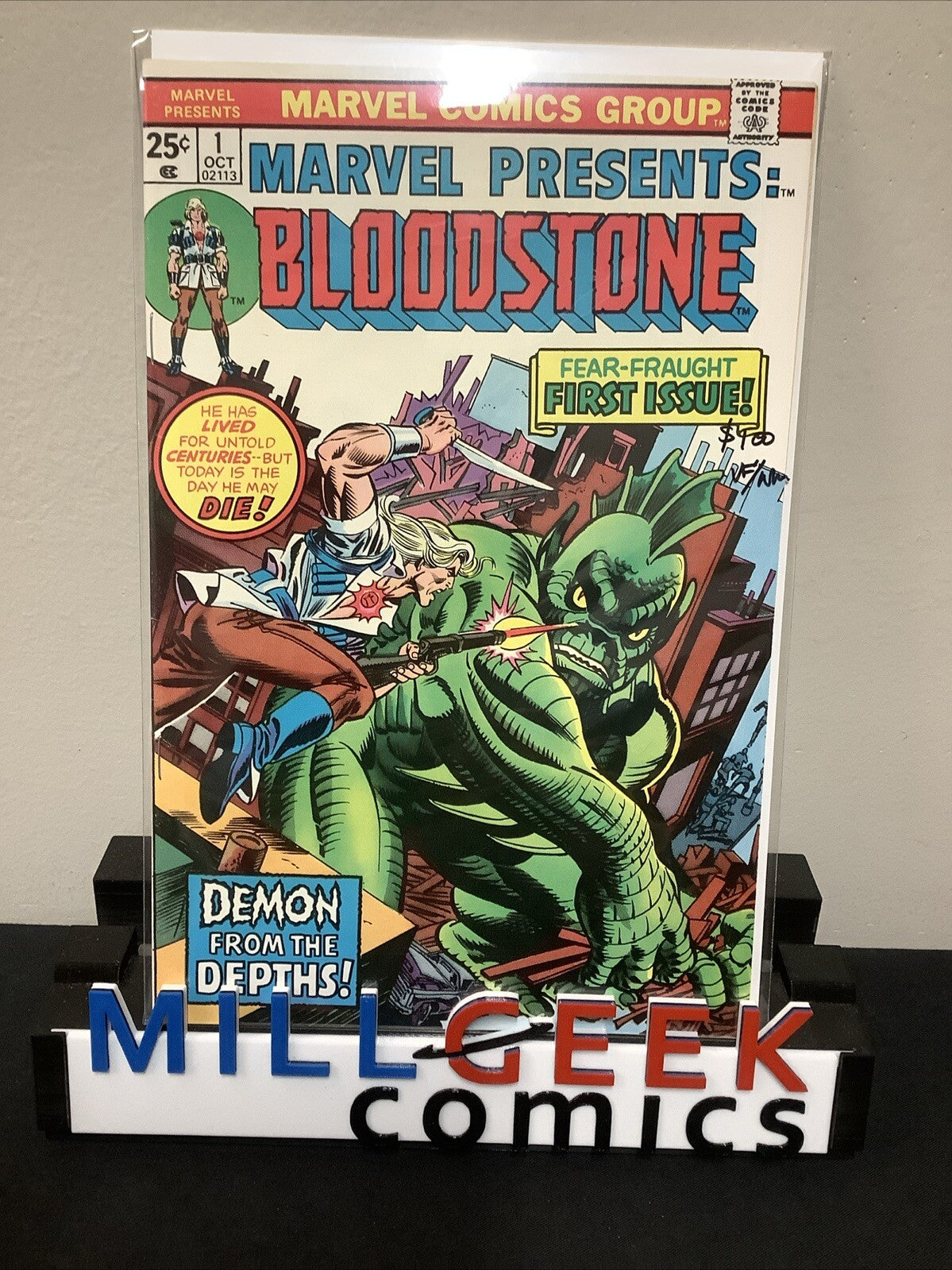 Marvel Presents #1 (1975) VF/NM (9.0) 1st App Ulysses Bloodstone, Pat Boyette