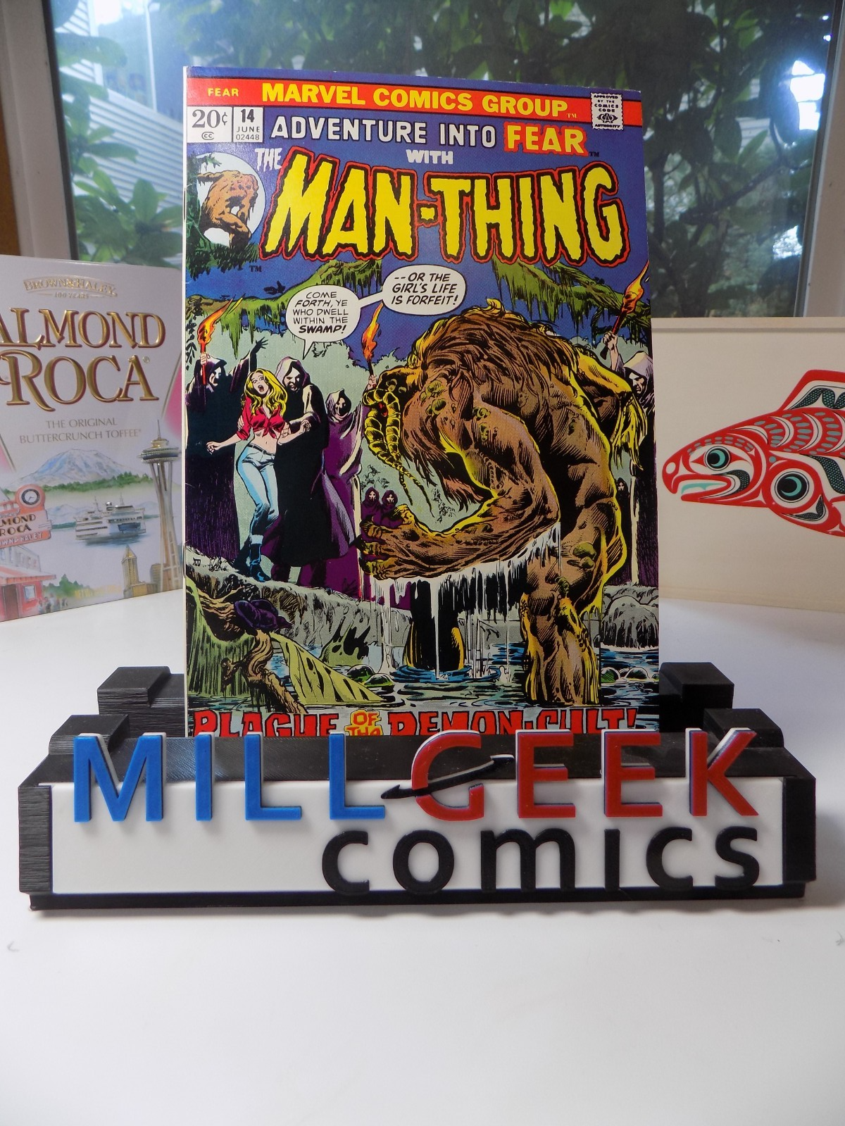 Adventure Into Fear #14 Man-Thing Marvel Comic June 1973 Very Fine/Near Mint