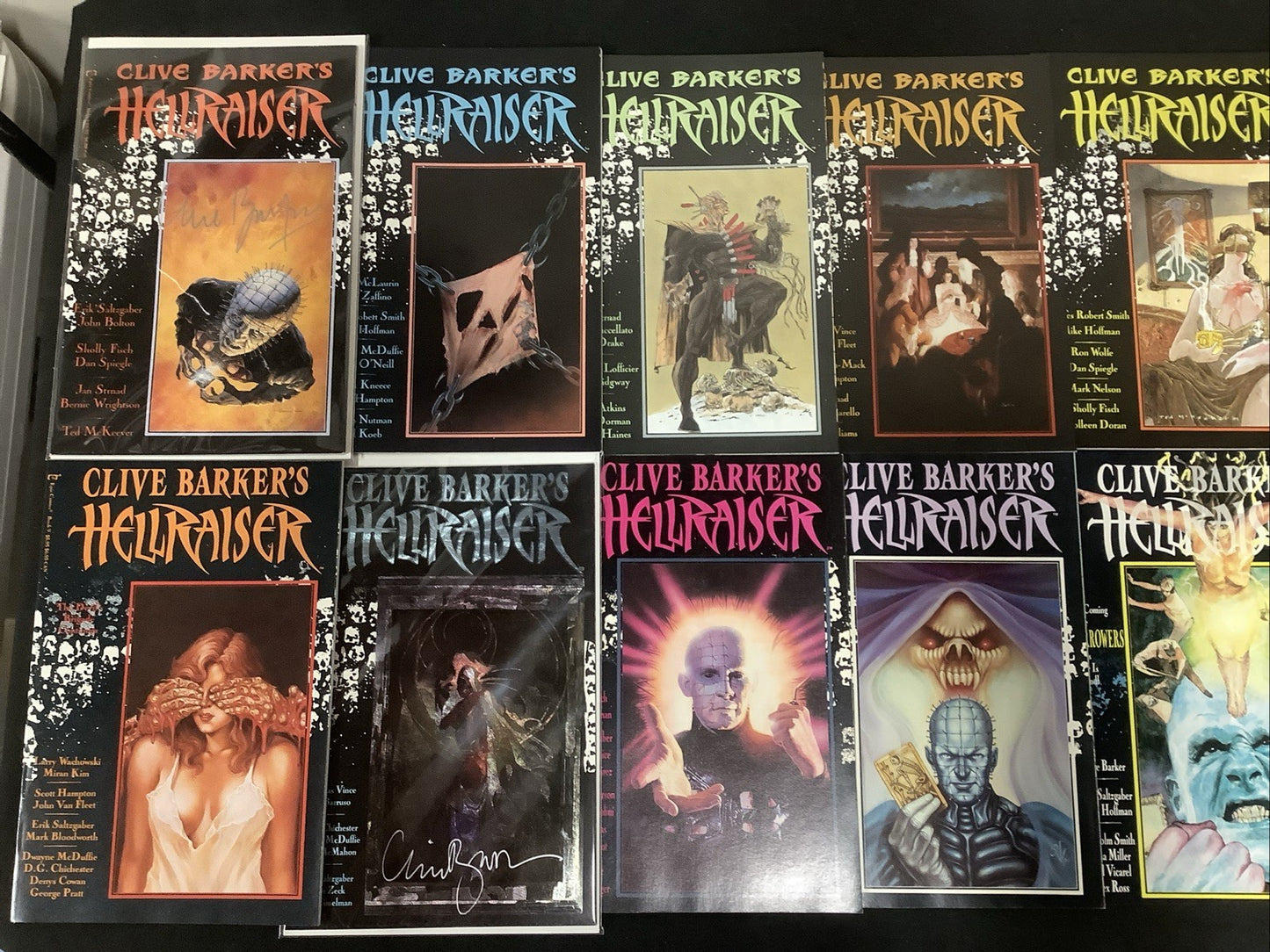 Hellraiser #1-12, 18, 20, Summer #1, Spring #1 Comic Lot, See Pics, Autographed!