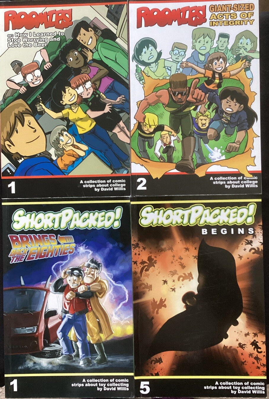 David Willis : Roomies (1, 2) Short Packed (1,5) Hand Sketched!