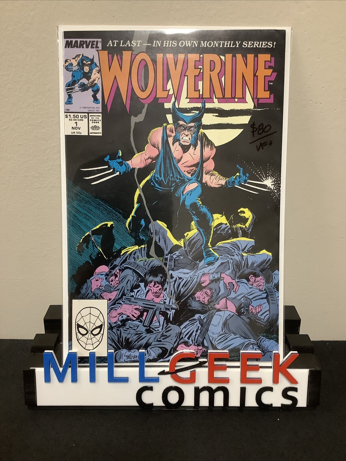 Wolverine #1 (1988) VF+ (8.5) Chris Claremont/Steve Buscema/John Byrne, Marvel