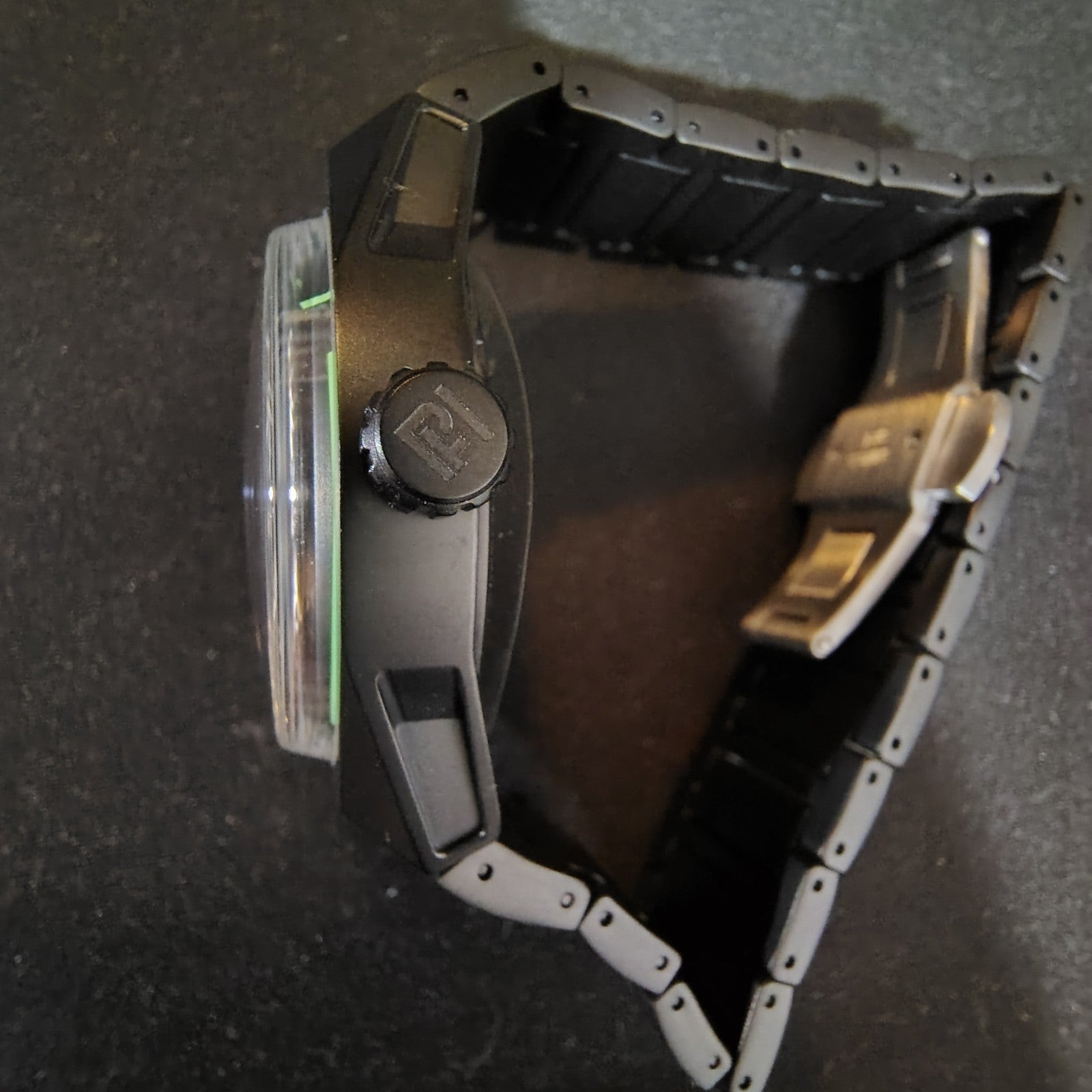 Phantasos Triclops 42mm Wandering Hour Automatic Watch - Nightwalker Black+Xtras