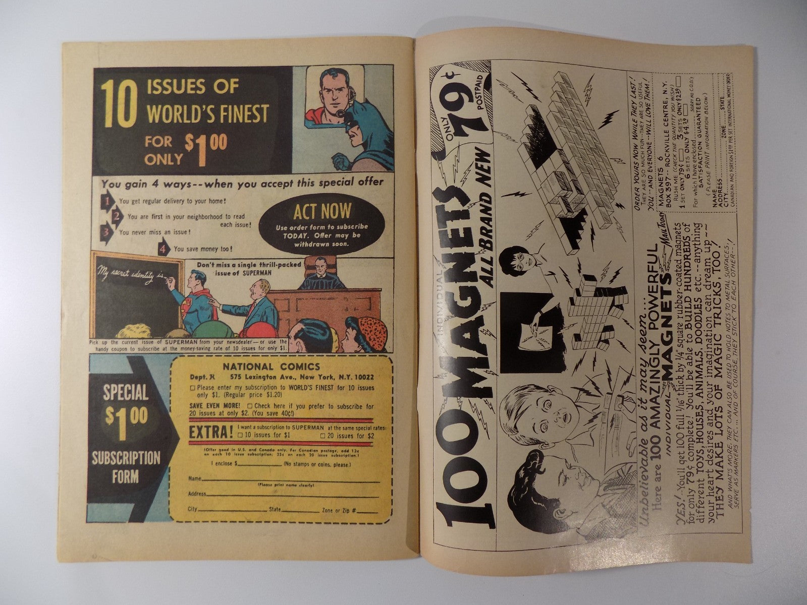 World's Finest #150 DC Comic June 1965 Very Good/Fine