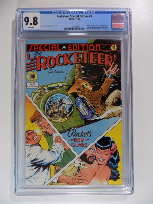 Rocketeer Special Edition #1 Eclipse Comic CGC 9.8