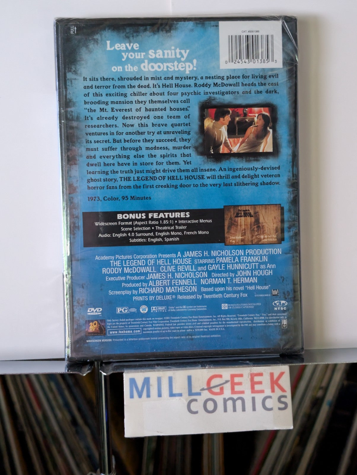 The Legend of Hell House - Pamela Franklin & Roddy McDowall (DVD) -JD