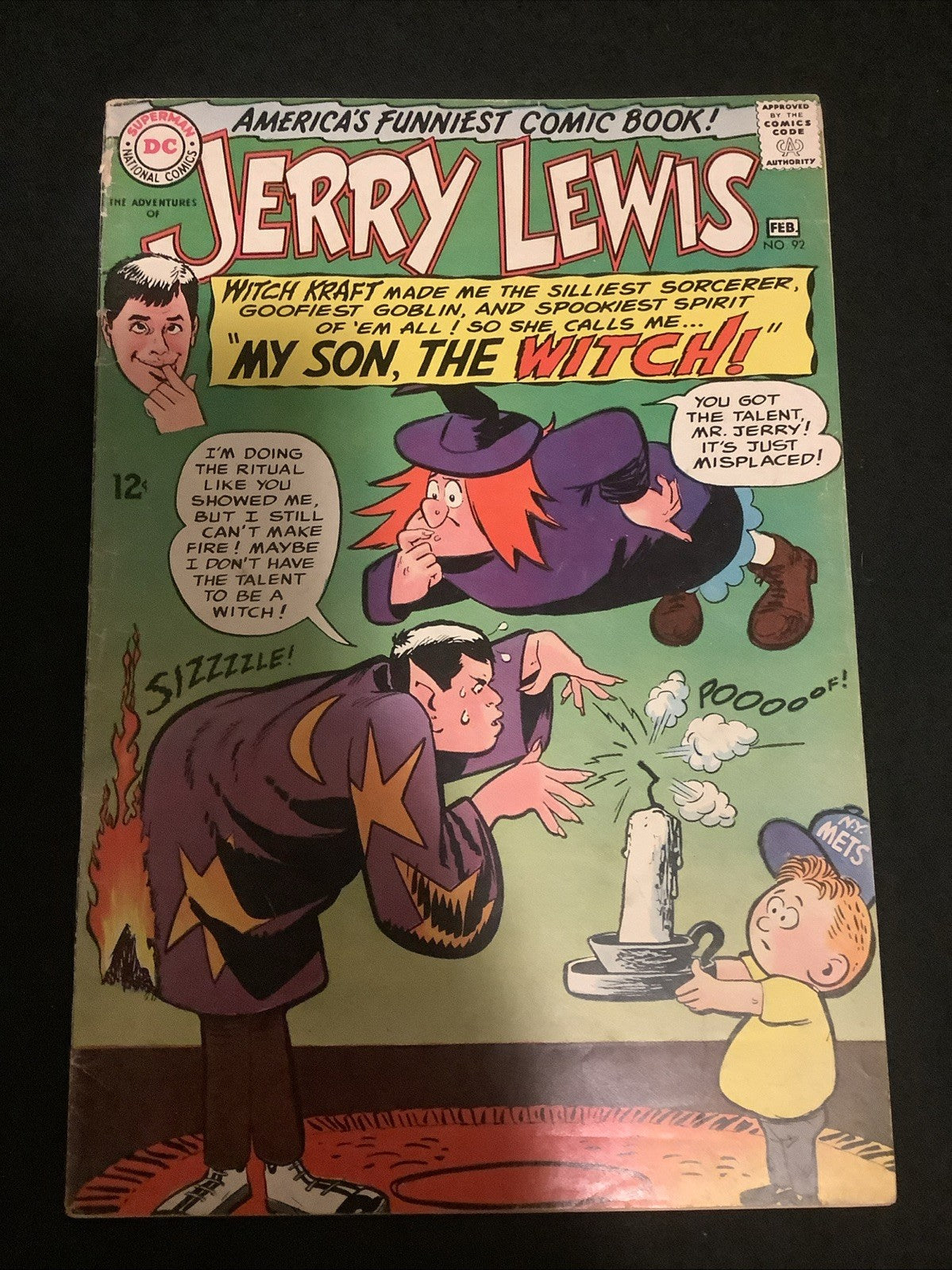 The Adventures of Jerry Lewis #92 (DC Comics January-February 1966) Fine (6.0)