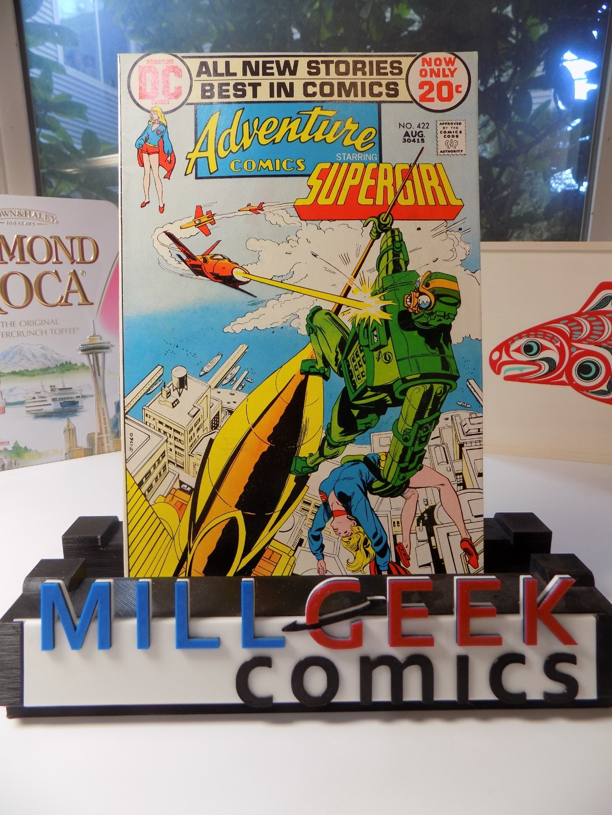 Adventure Comics #422 Supergirl DC Comic August 1971 Very Fine+
