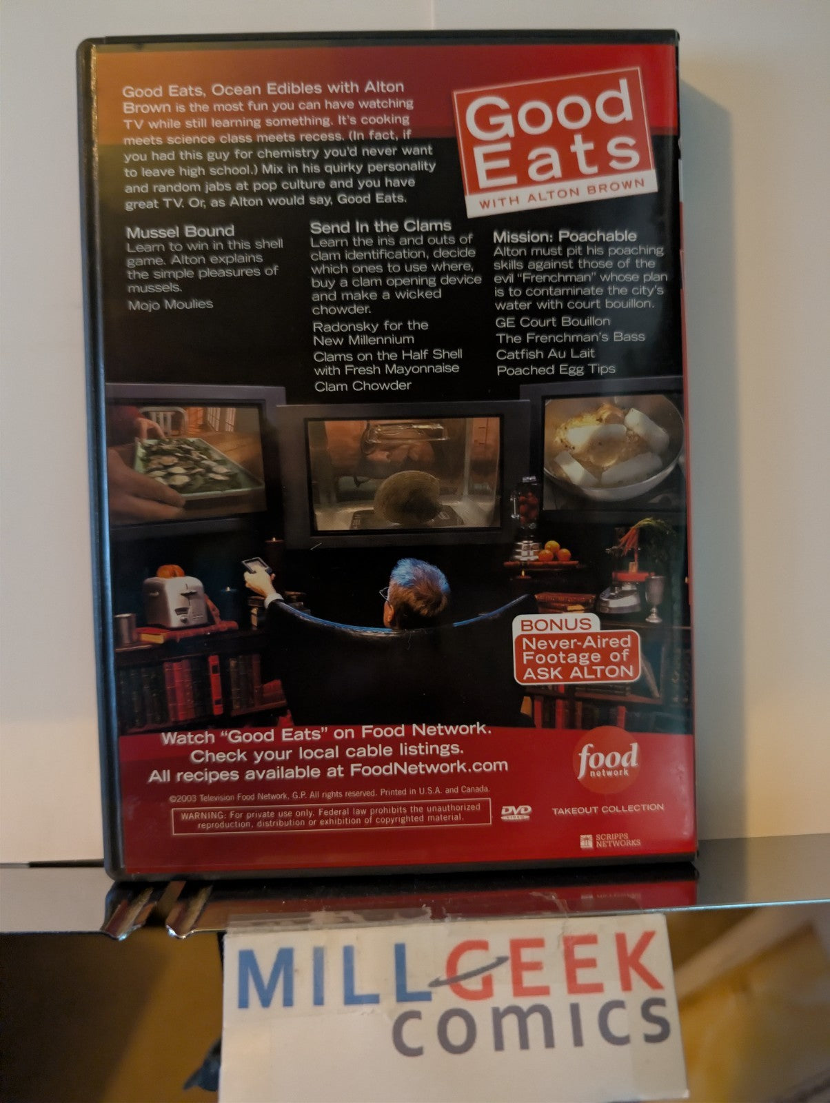 Good Eats with Alton Brown, Lot of 18 DVDs, Over 50 Episodes! (DVD) -JD