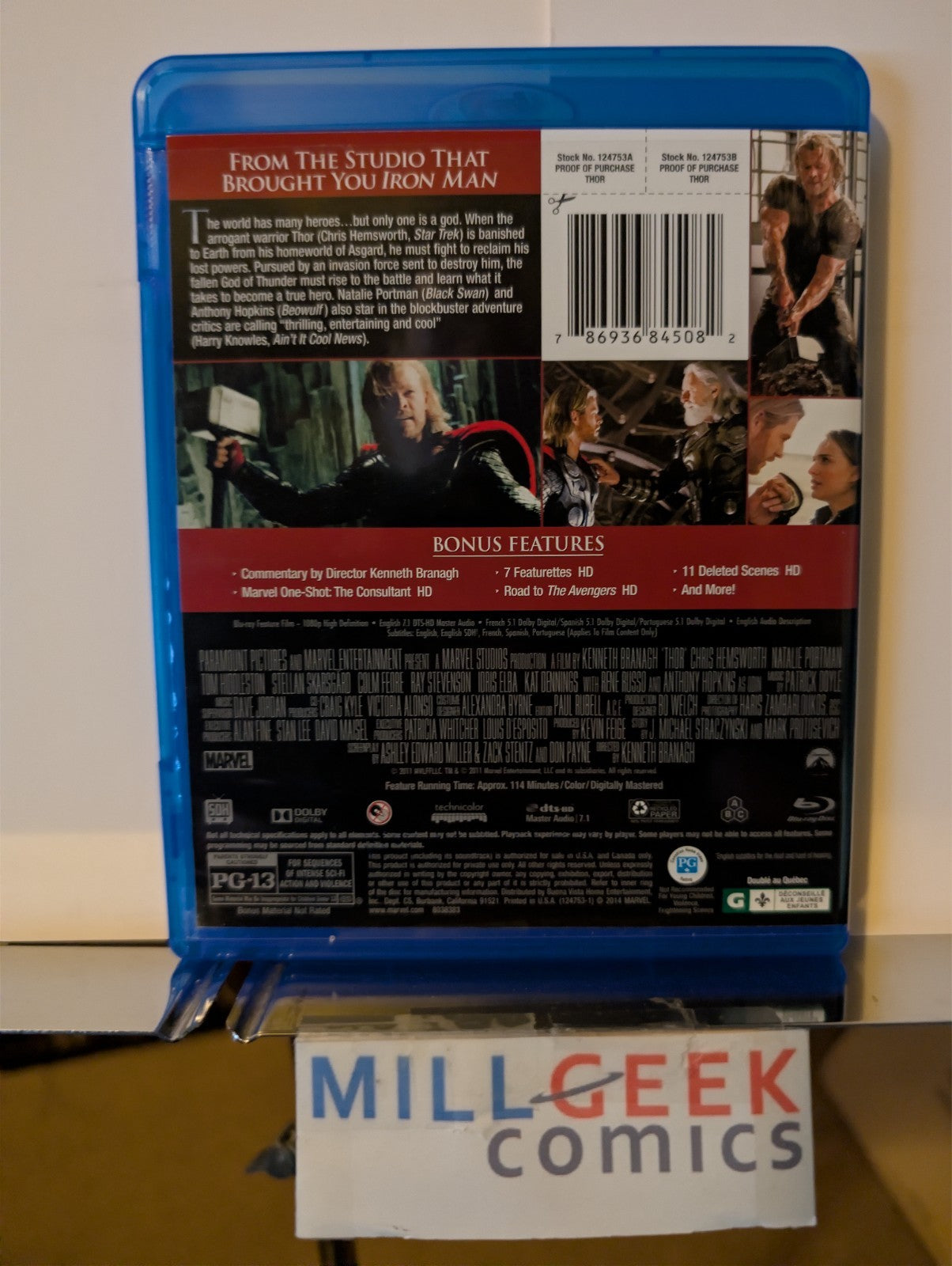 Thor / Men In Black 3, 2 Movie Set (Blu-Ray) -JD