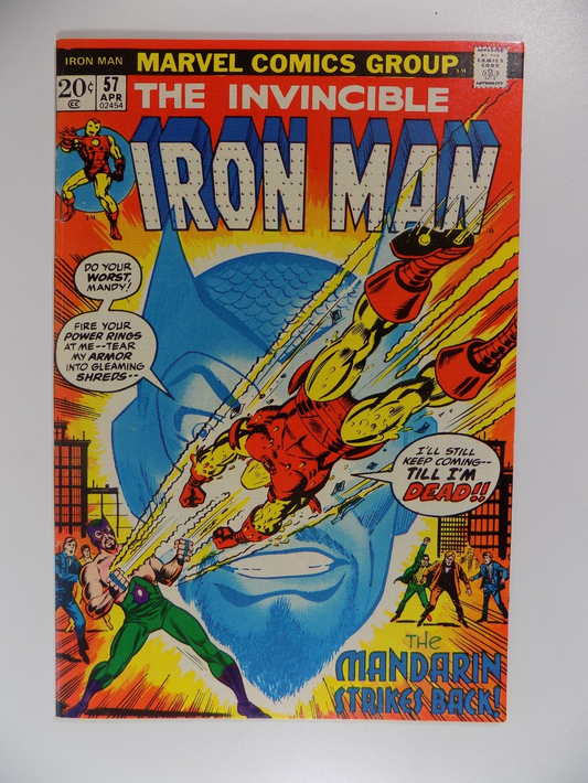 Iron Man #57 Marvel Comic April 1973 Fine/Very Fine