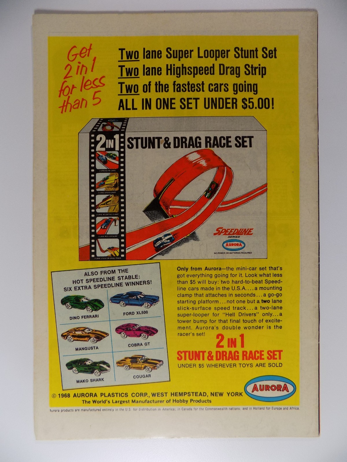 Captain Action #2 DC Comic January 1969 Fine/Very Fine