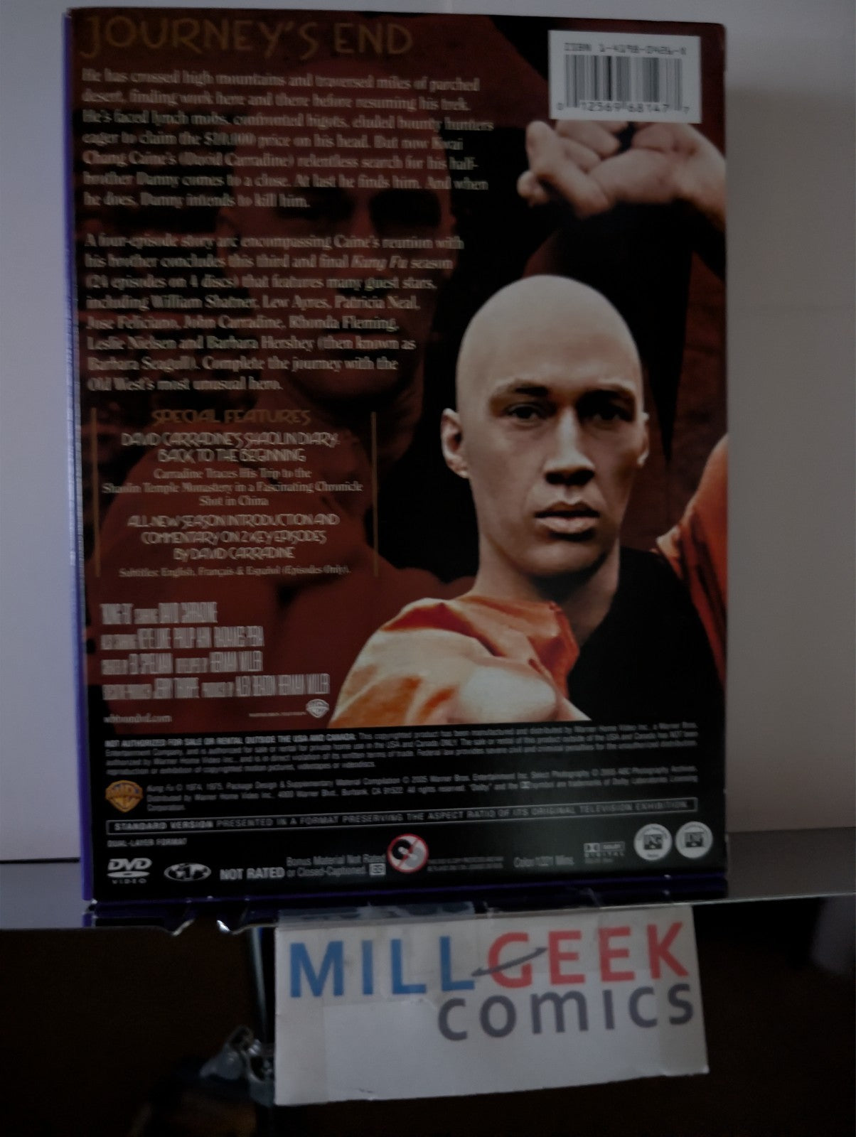 Kung Fu, David Carradine, Seasons 1-3 (DVD) Like New-JD