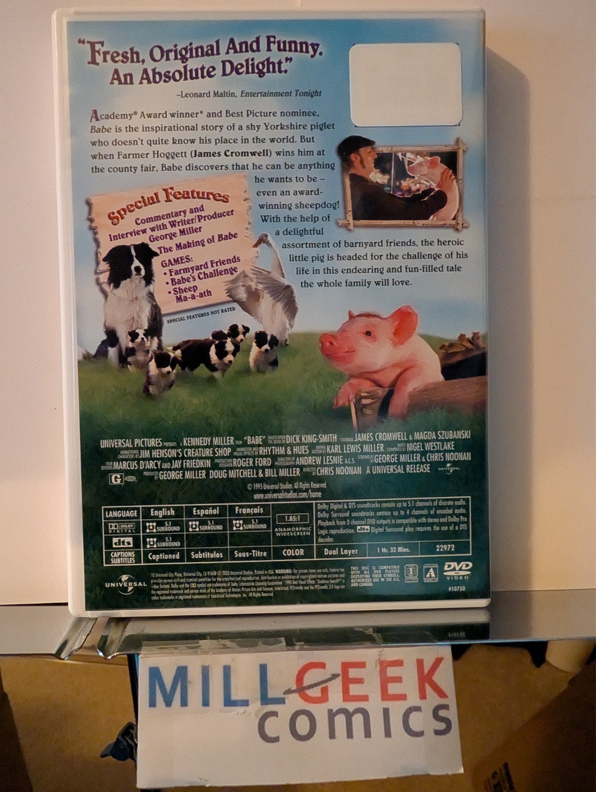 Babe / Babe: Pig in the City, 2 Movie Set (DVD) Like New -JD