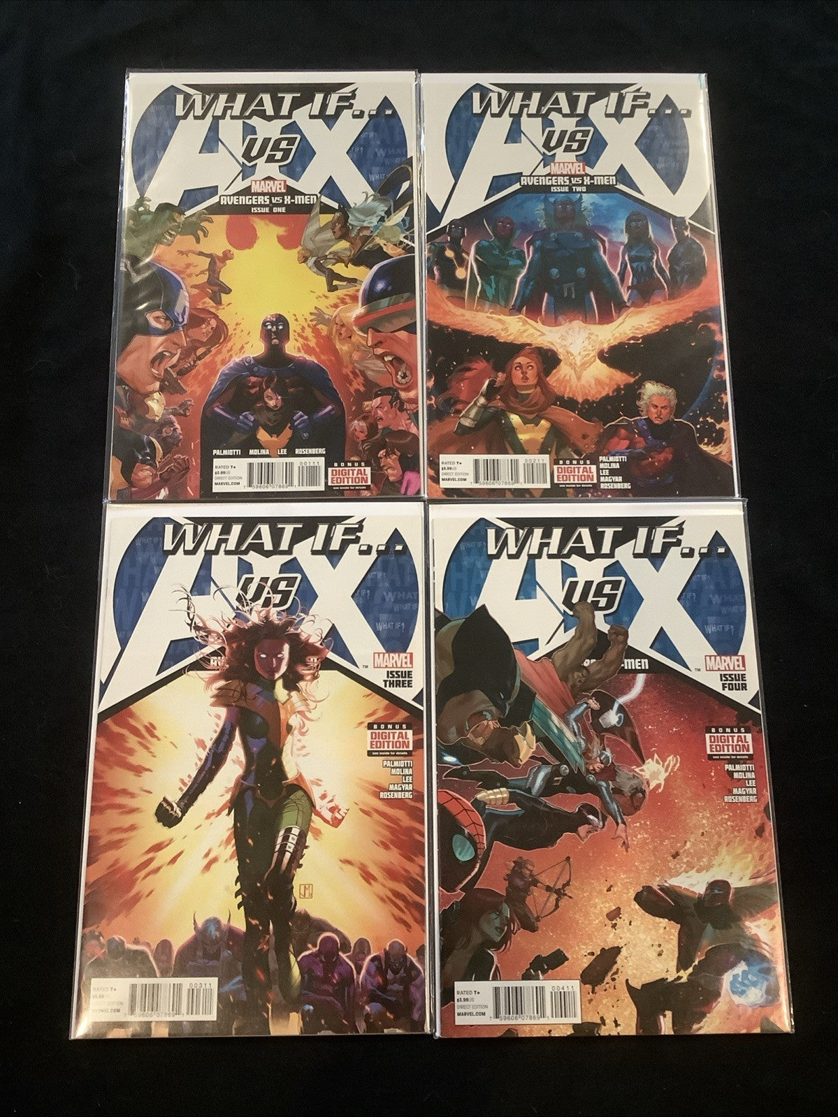 What If...? Avengers Vs X-Men #1-4 Complete Comic Set, Marvel, Palmiotti/Molina
