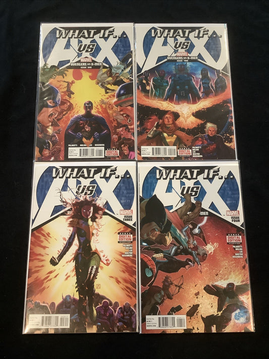 What If...? Avengers Vs X-Men #1-4 Complete Comic Set, Marvel, Palmiotti/Molina