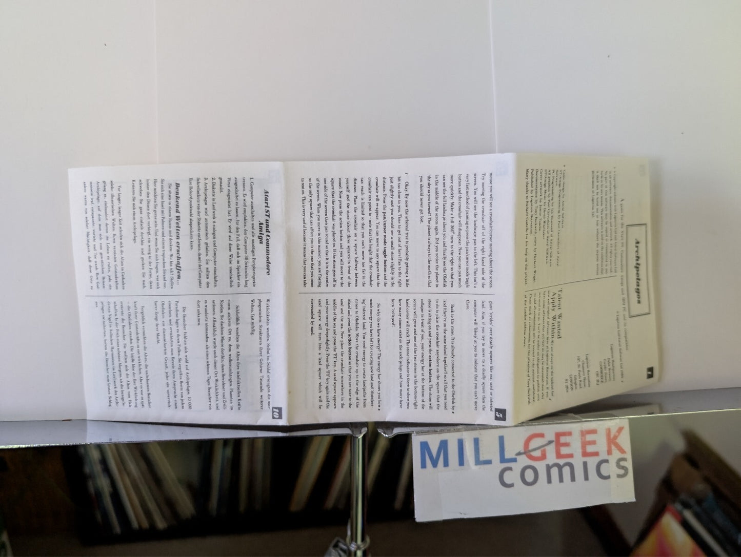 Archipelagos, Amiga, Big Box with Manual, NO DISKS -JD